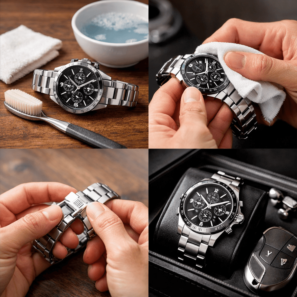 Cómo cuidar un reloj de acero